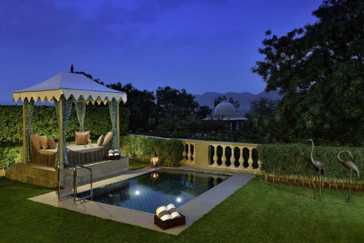 raffles udaipur room views